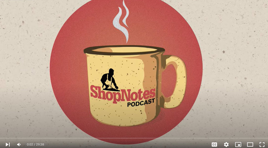 ShopNotes Podcast 157 — Cultured Coffee & Prison Shivs