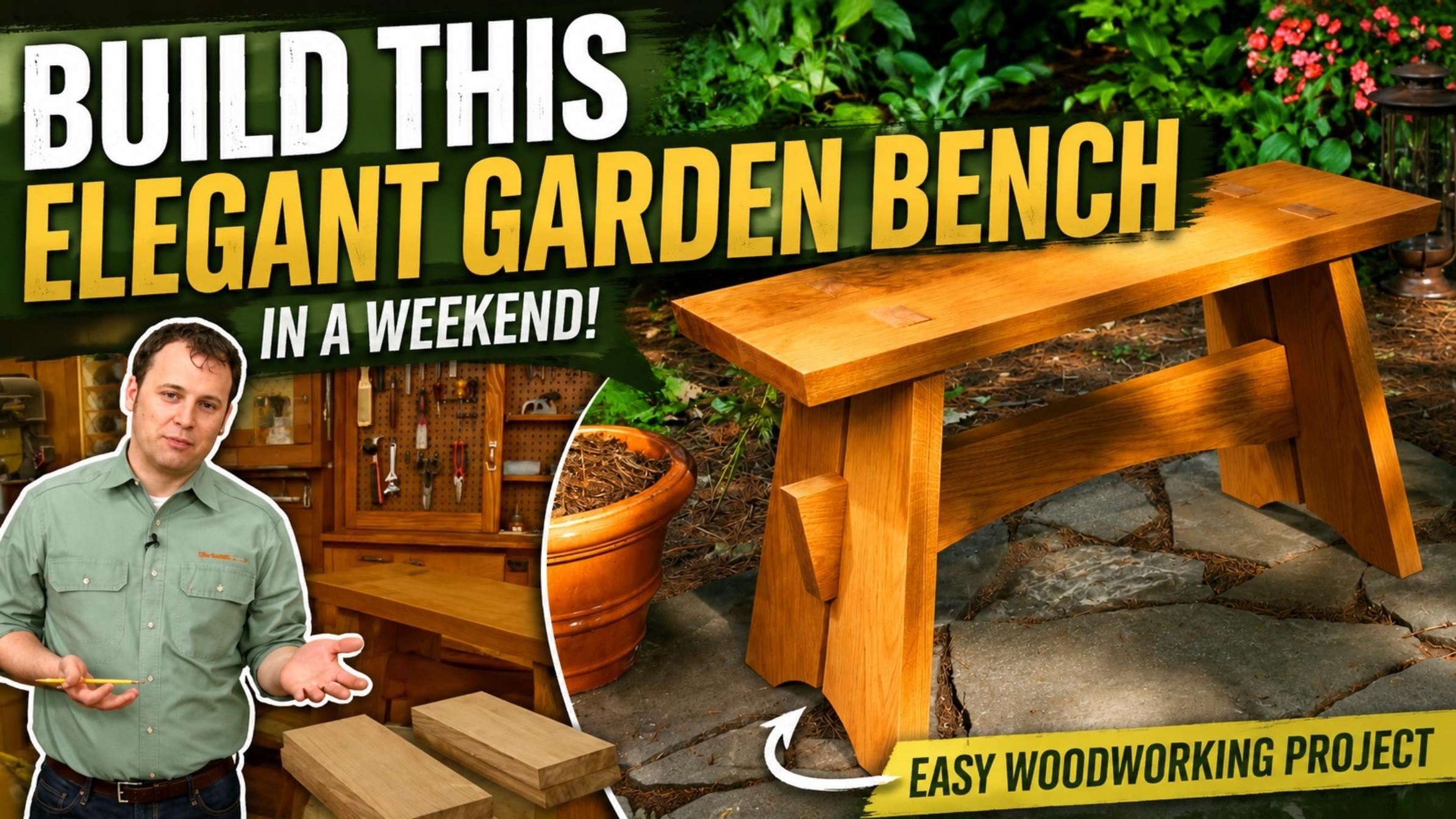 Build a Simple but Elegant Garden Bench
