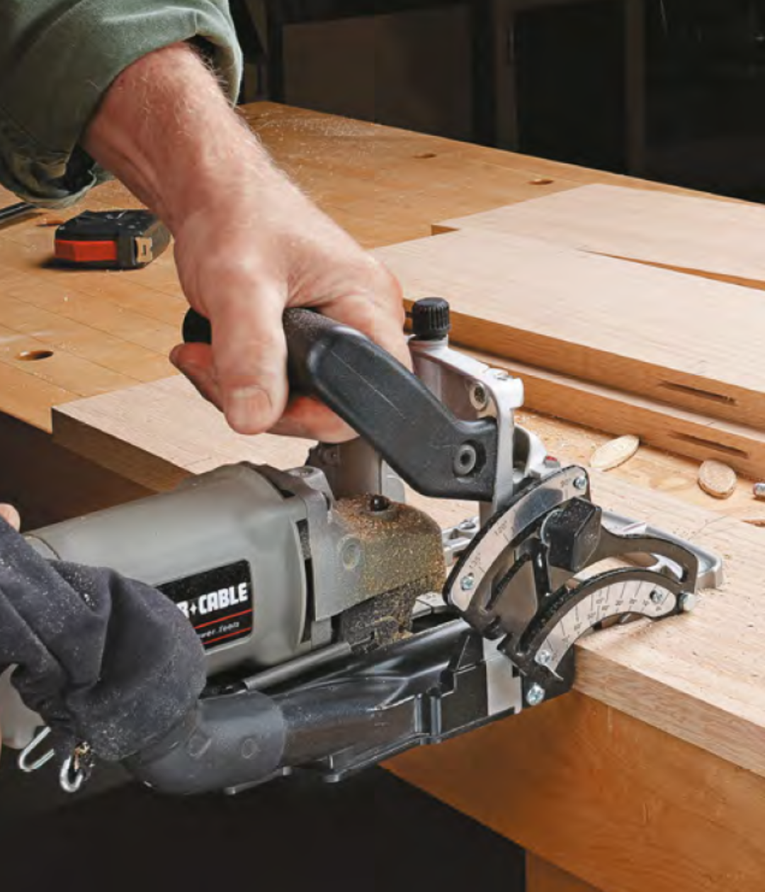 using biscuit jointer to make mortises