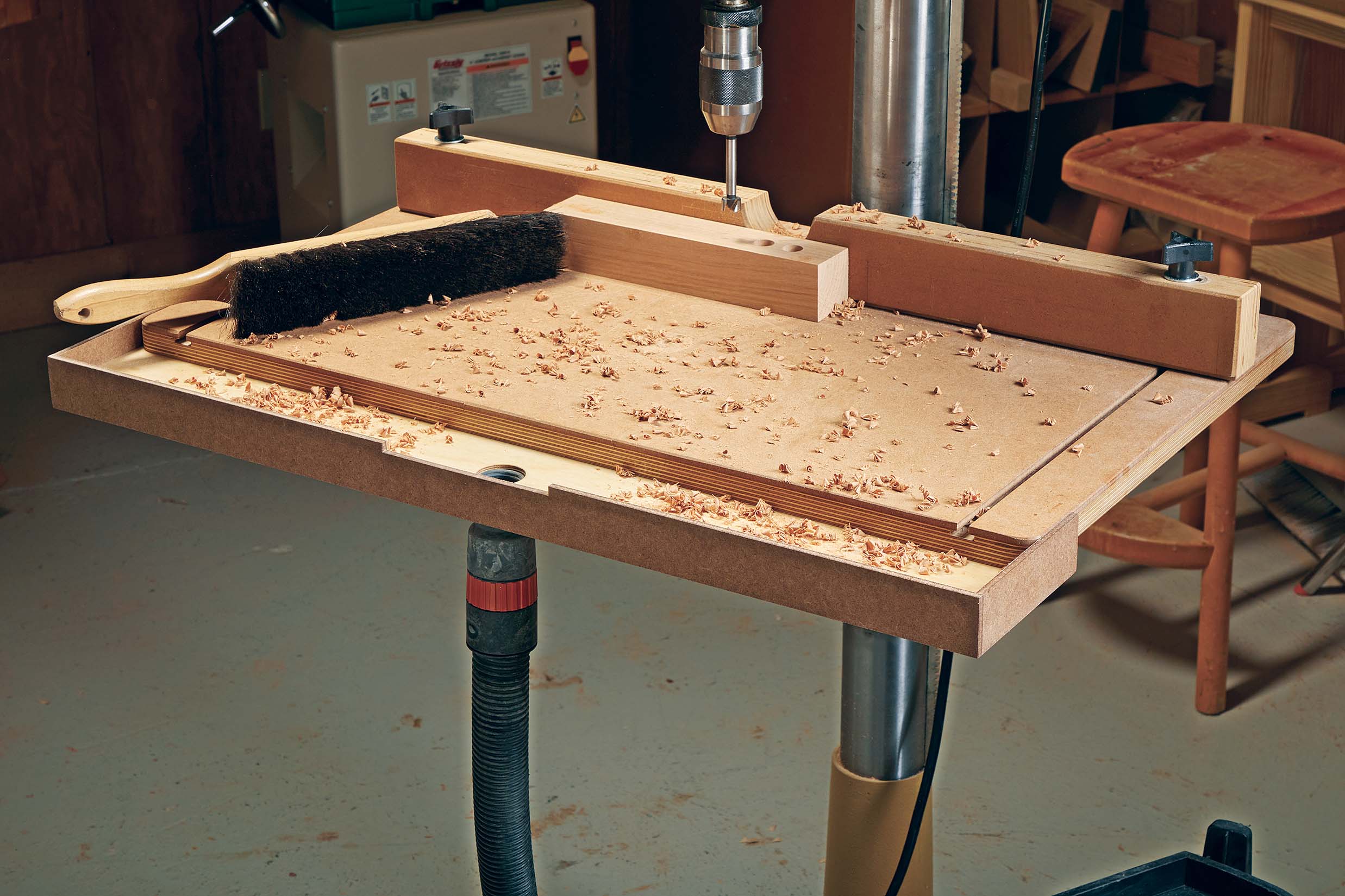 Drill Press Chip Tray