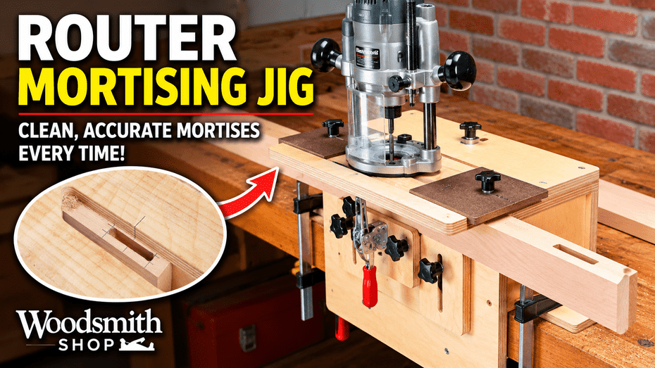 Cut Perfect Mortises with a Plunge Router Mortising Jig