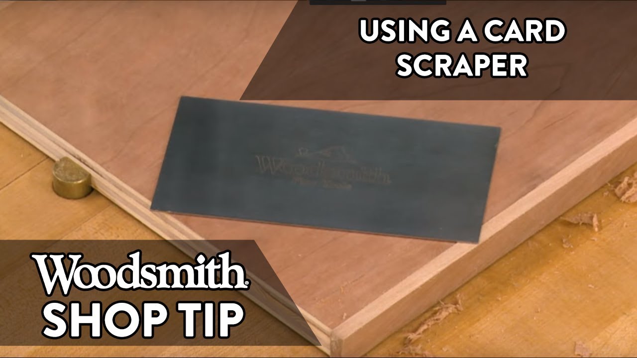 Using a Card Scraper