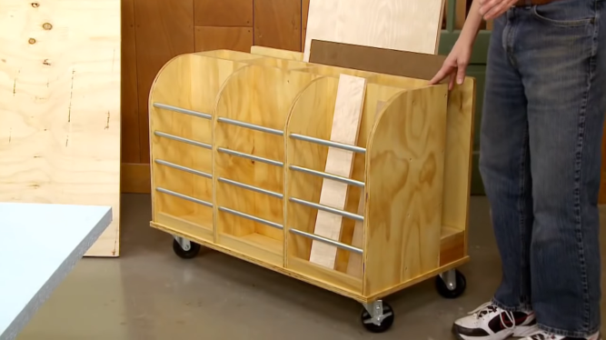 Scrap Wood Storage Cart - The Average Craftsman