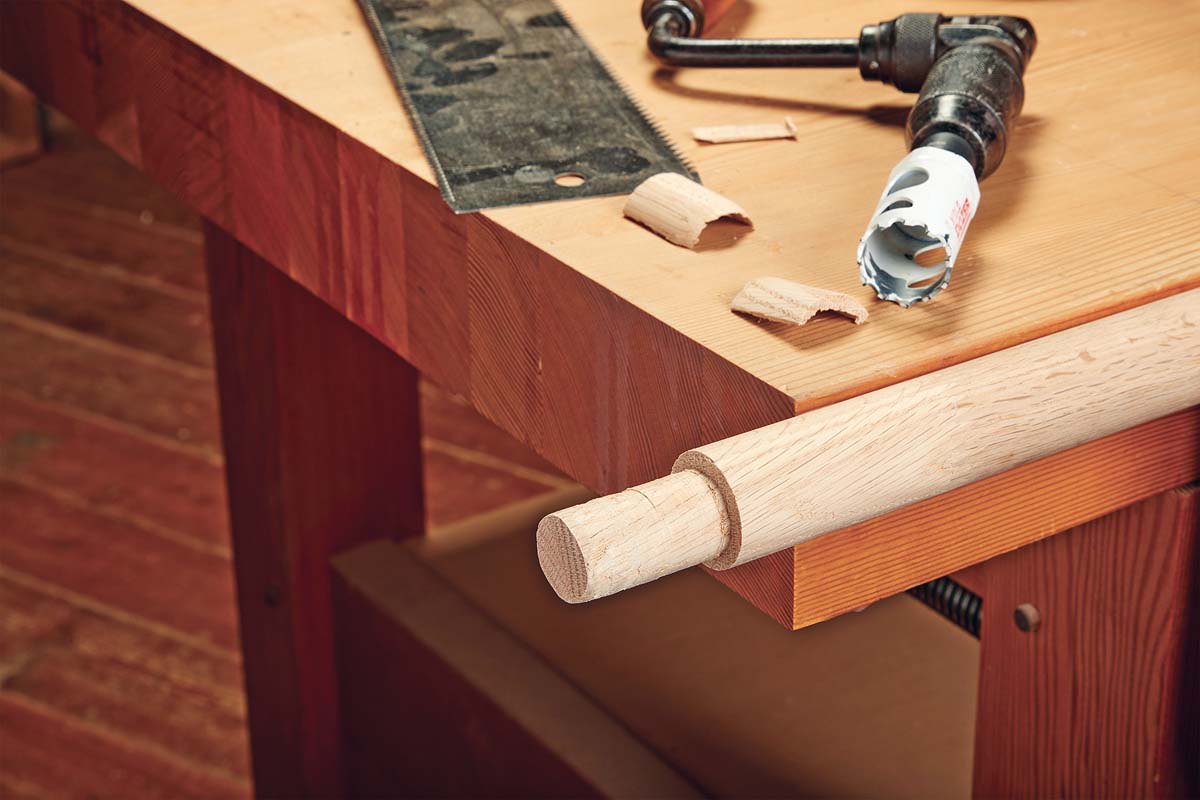 Hole-Sawn Tenons