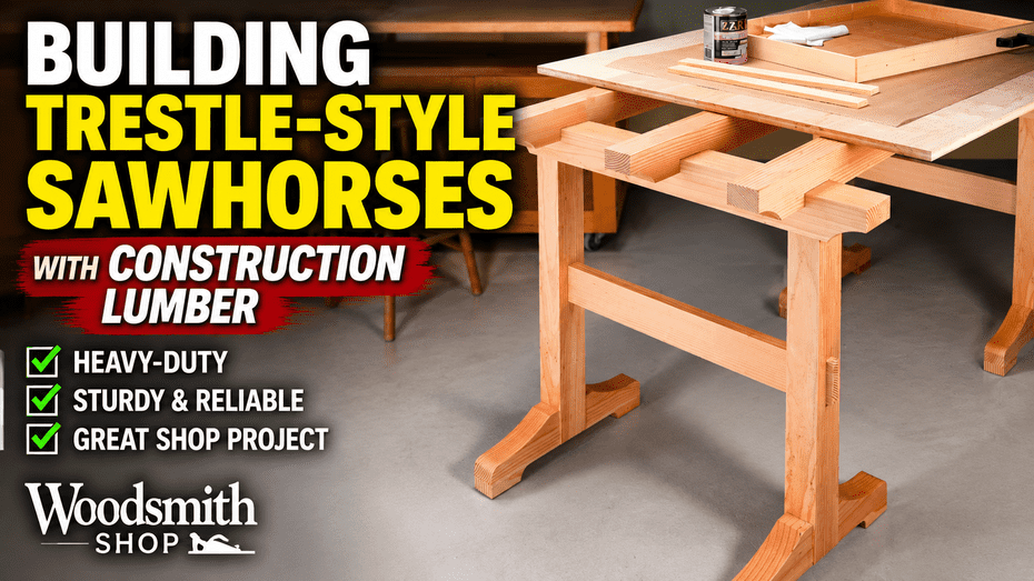 How to Build Heavy-Duty Wooden Sawhorses