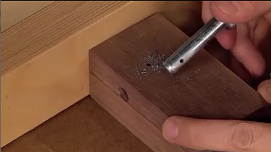 Drilling a Hole in a Round Object