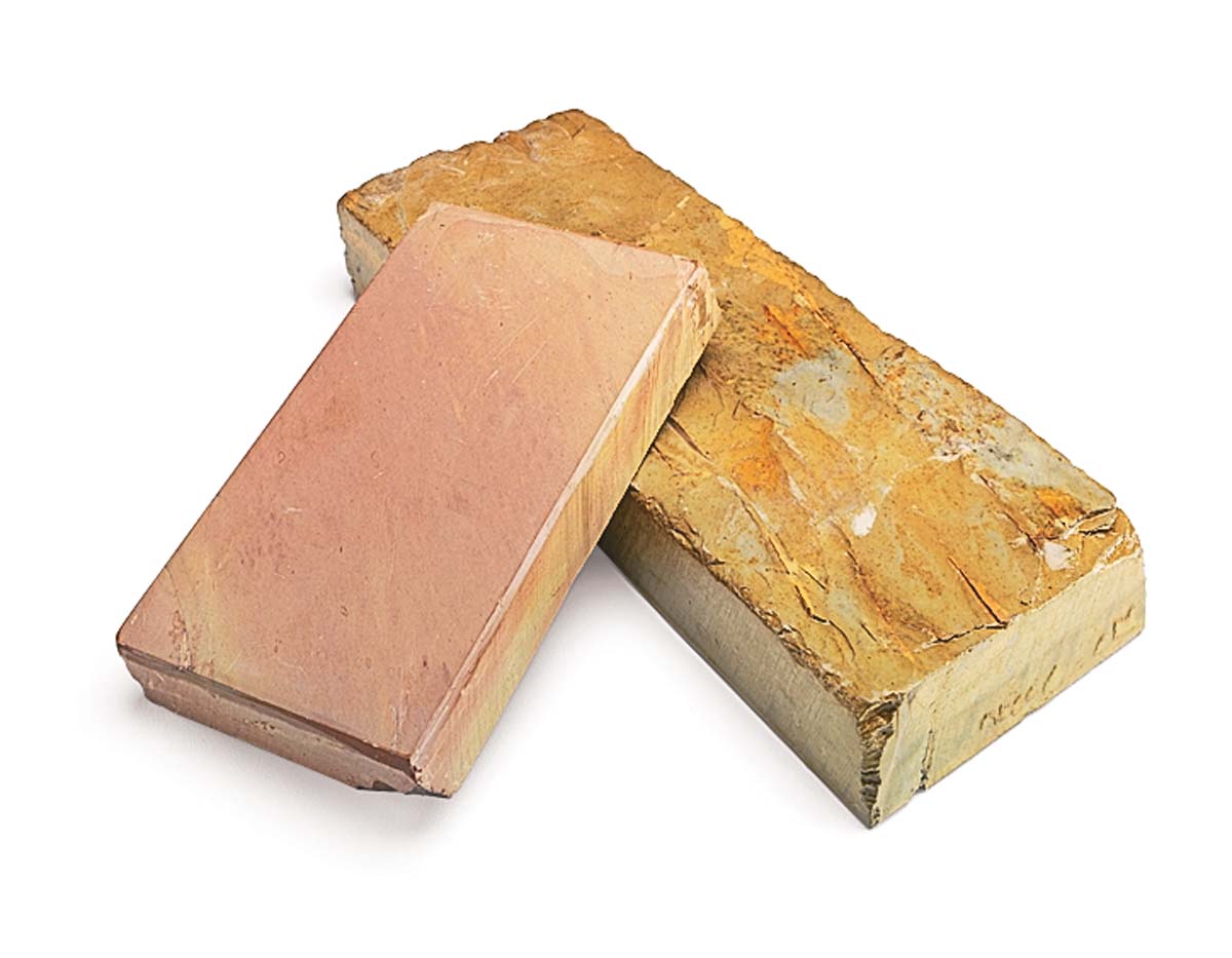 natural waterstones with noticeable quarry marks