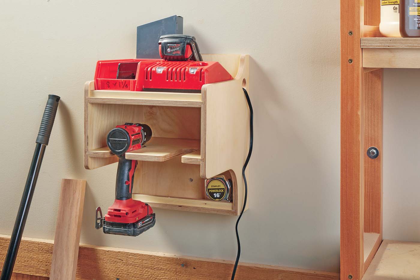 Free plan: Cordless Drill Charging Station