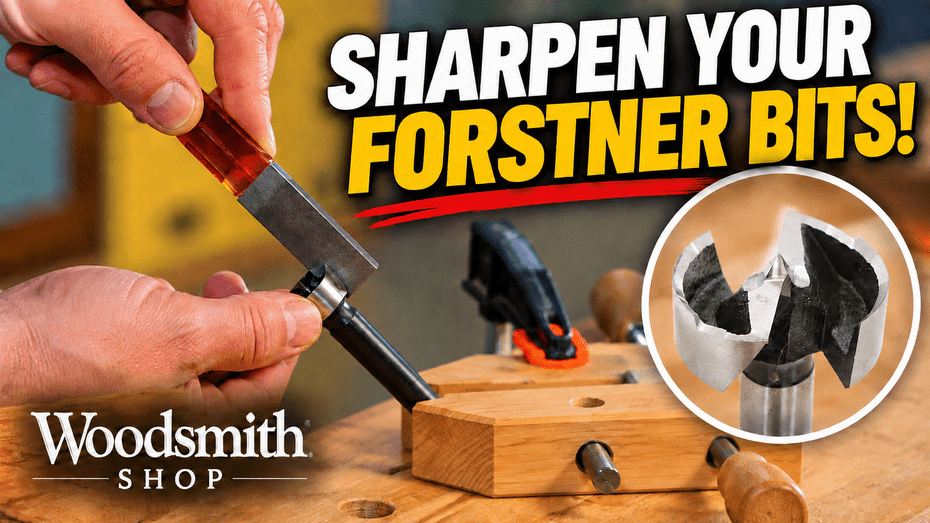 How to Sharpen Forstner Bits for Cleaner, Easier Drilling