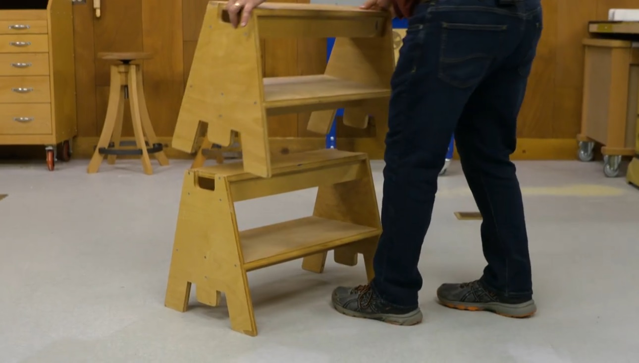 Build Stacking Sawhorses from a Single Sheet of Plywood