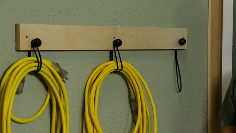 Extension Cord Storage