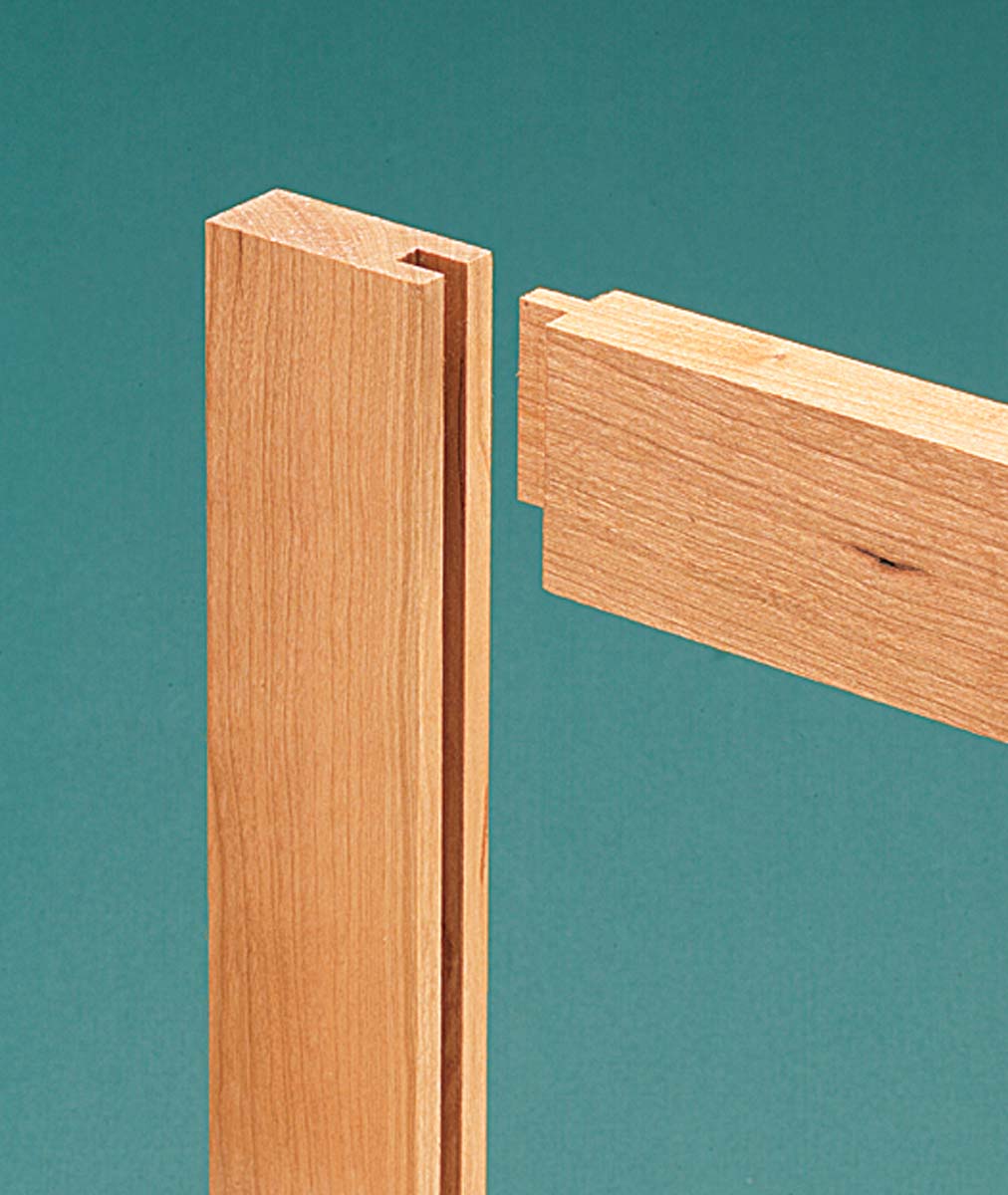 example of narrow grooves for joining two pieces of wood