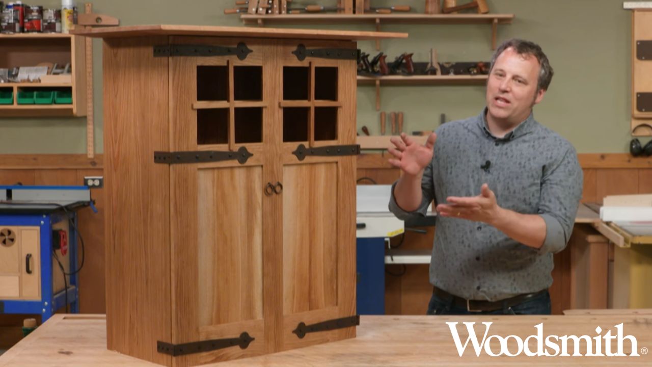 Build a Stylish Arts & Crafts Wall Cabinet