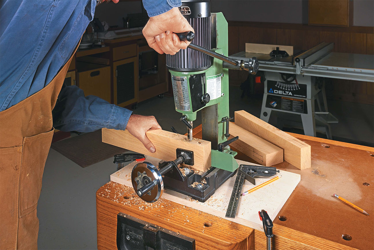 Using Hollow-Chisel Mortisers