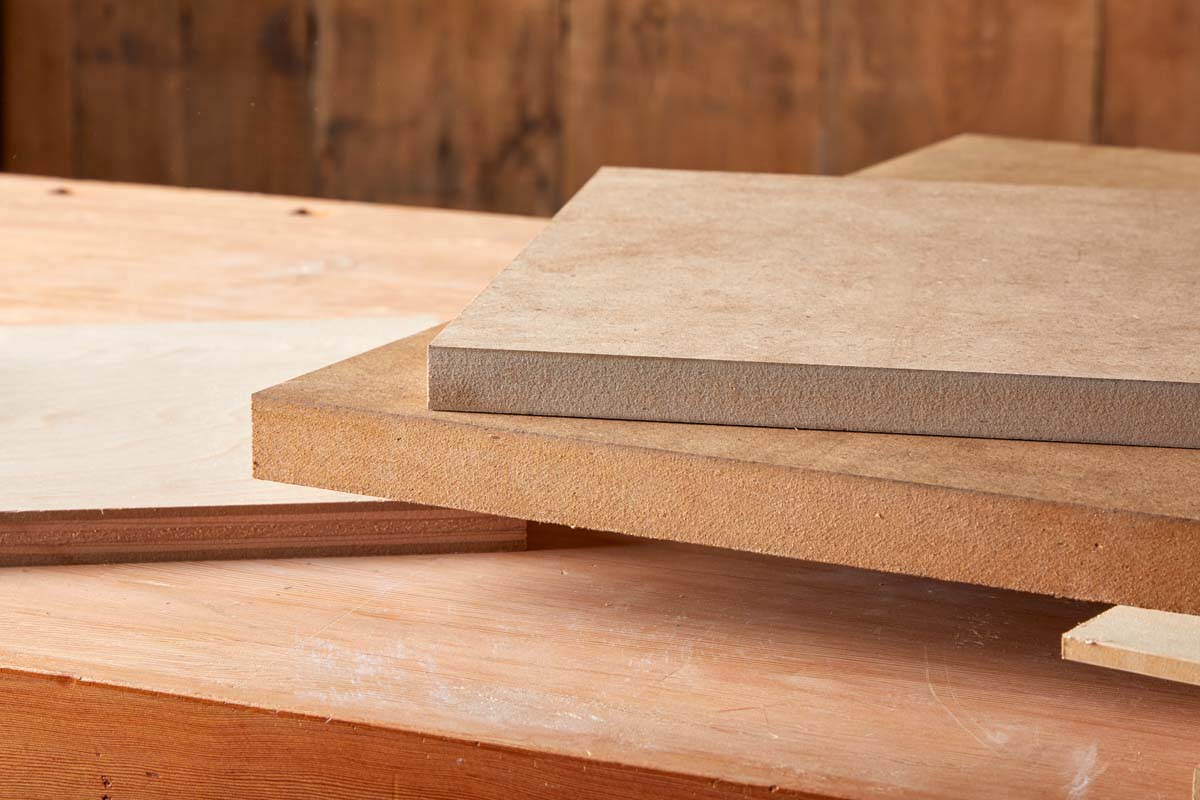MDF plywood boards