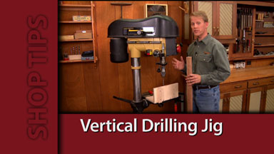 Drill Press Jig for Long Parts