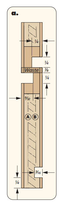 overview of mitered box side