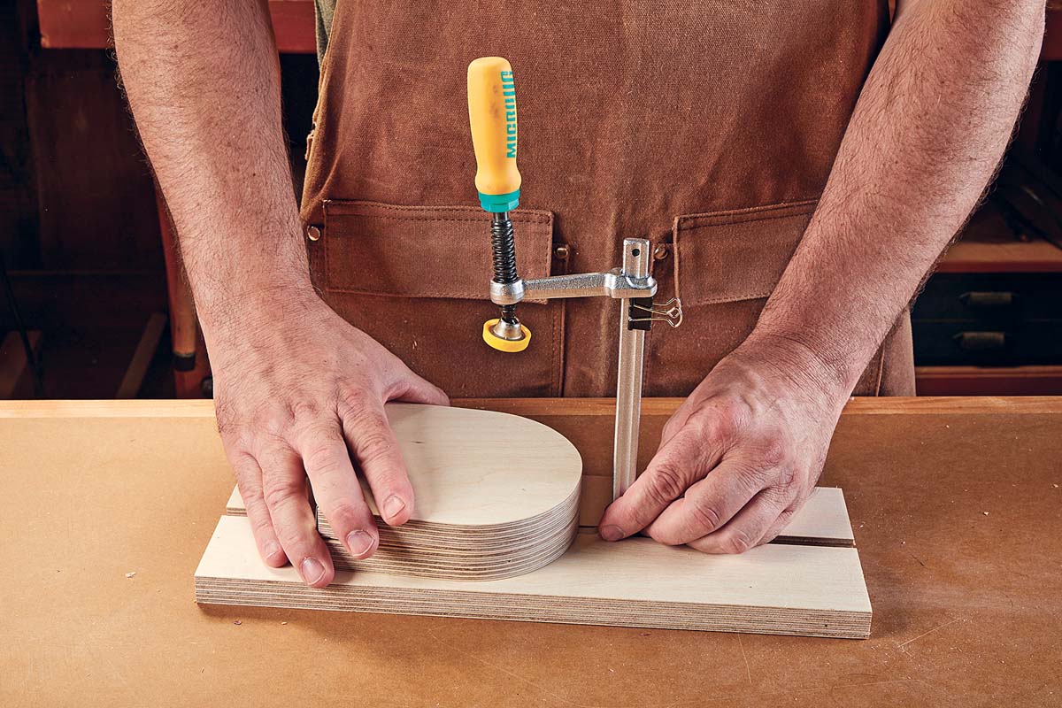 using dovetail clamp with binder clip