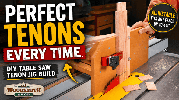 Cut Perfect Tenons with this Table Saw Jig!