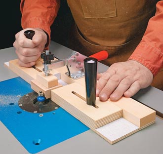 Router Table Sled for Safely Routing Small Parts