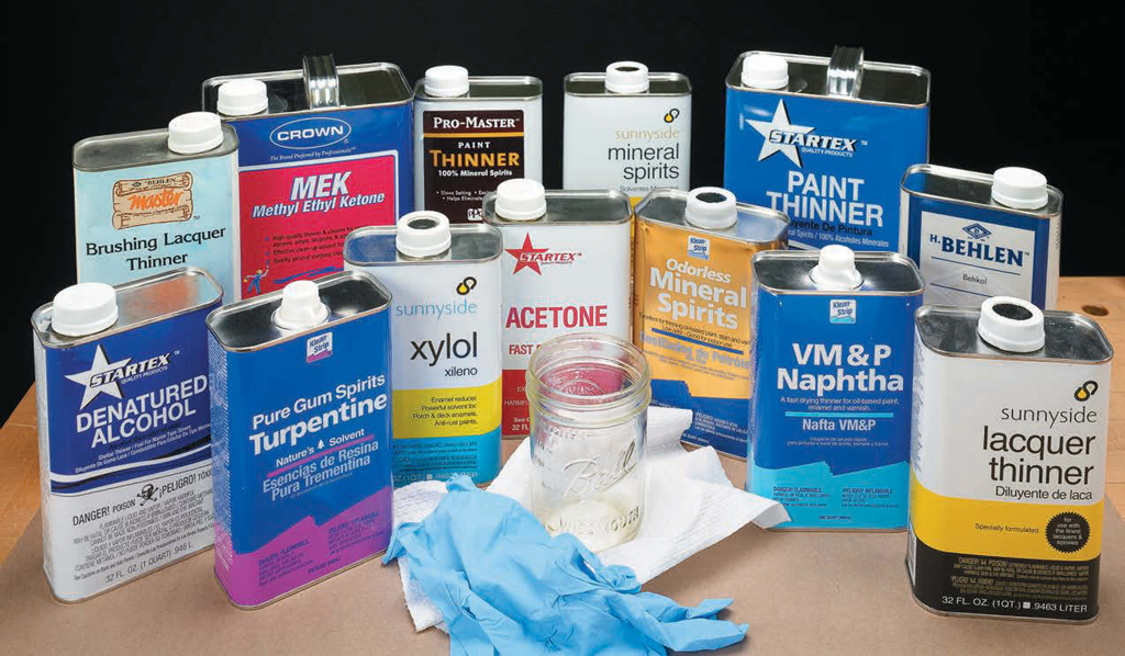 A Guide To Finishing Solvents