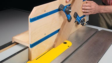 DIY Table Saw Tall Fence Jig for Tenons, Splines & Joinery