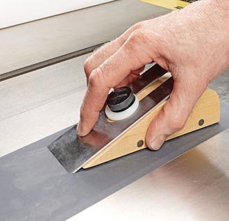 DIY Plane Blade Sharpening Jig for Wide Blades