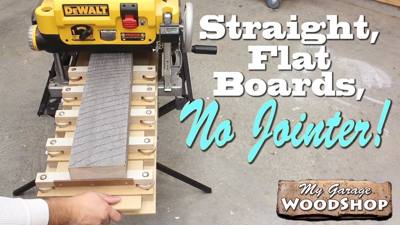 Flat Boards Without a Jointer