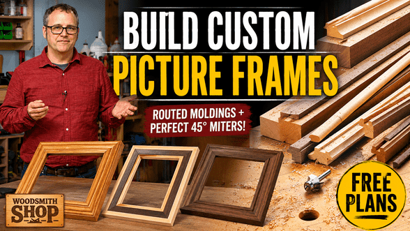 Create Custom Routed Picture Frame Moldings with Simple Shop Tools