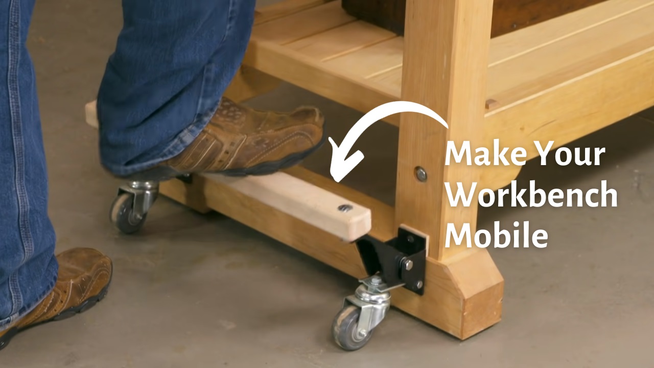 Twist Free Workbench Casters