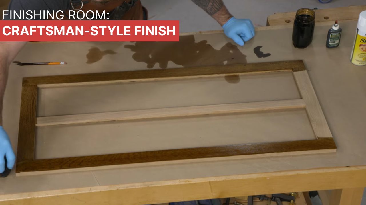 Traditional Craftsman-Style Finish