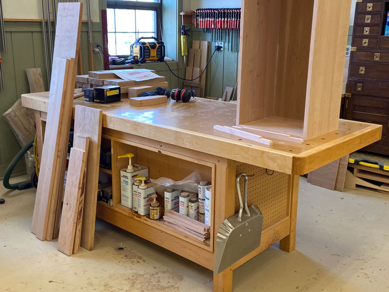 ShopNotes podcast 175 Marc Hopkins workbench