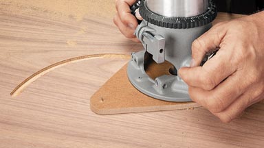 How to Cut Large Holes in Wood with a Router