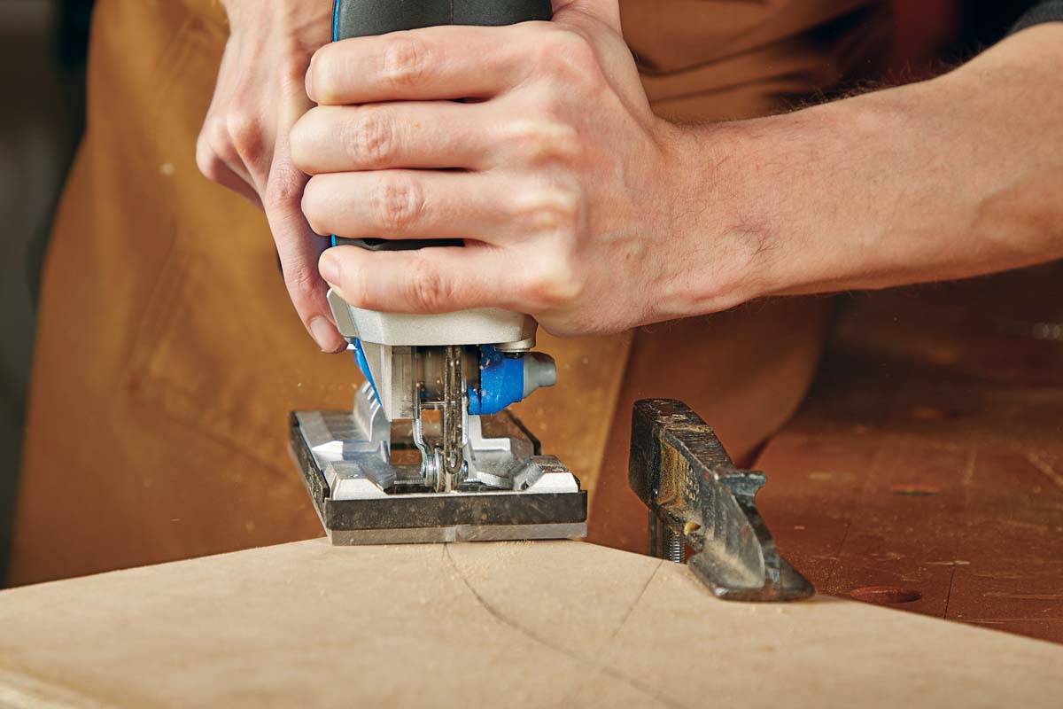 kreg jig saw with a baseplate