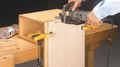 Easy Biscuit Joiner Jig for Accurate Cabinet Joinery