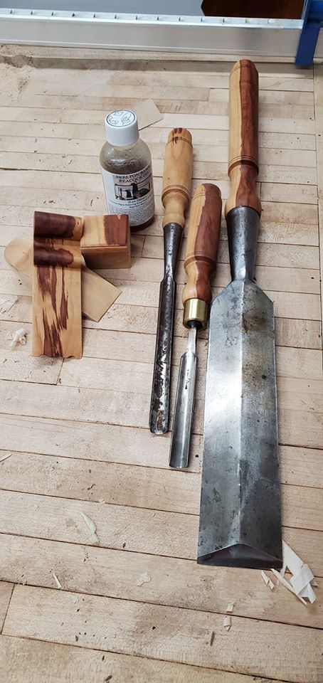 Logan's chisel handles