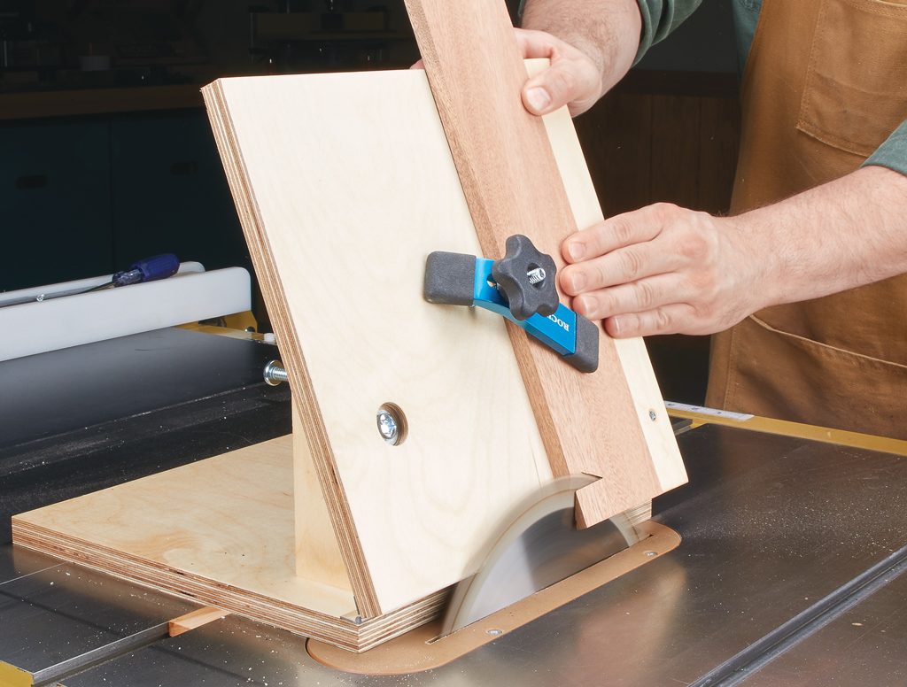 Cutting Acute Angles At The Table Saw (Tenoning Jig) #woodworking ...