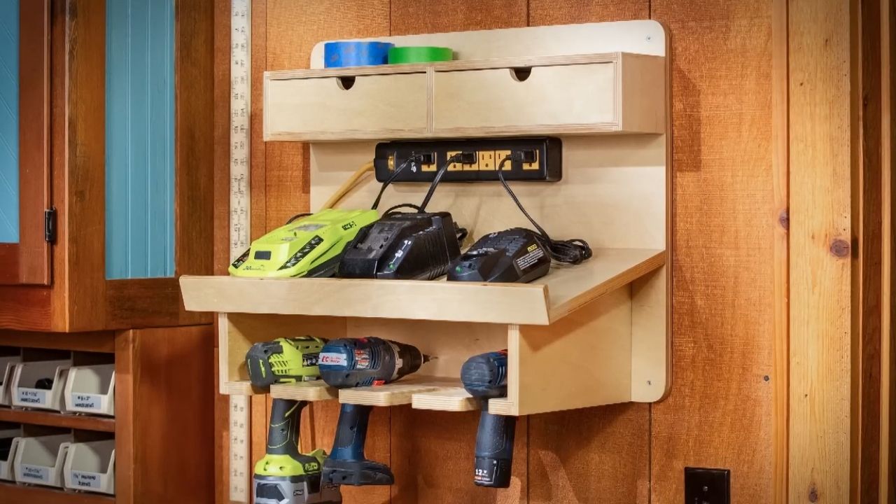 Building a Cordless Drill Charging Station