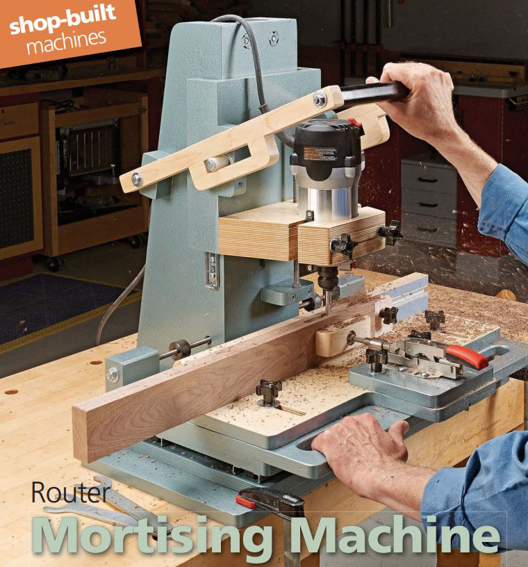 Router mortising machine