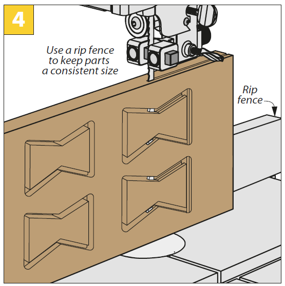 illustration of step 4: dig out inlay piece