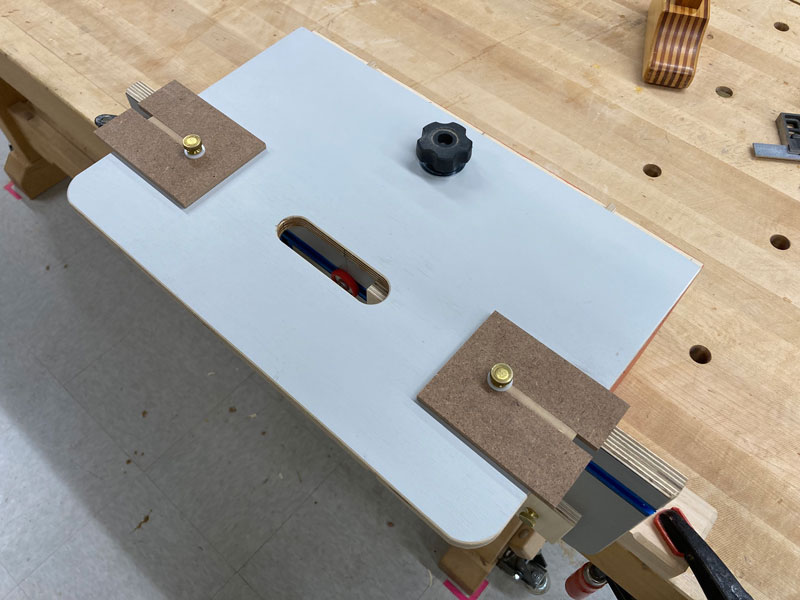 Router jig top
