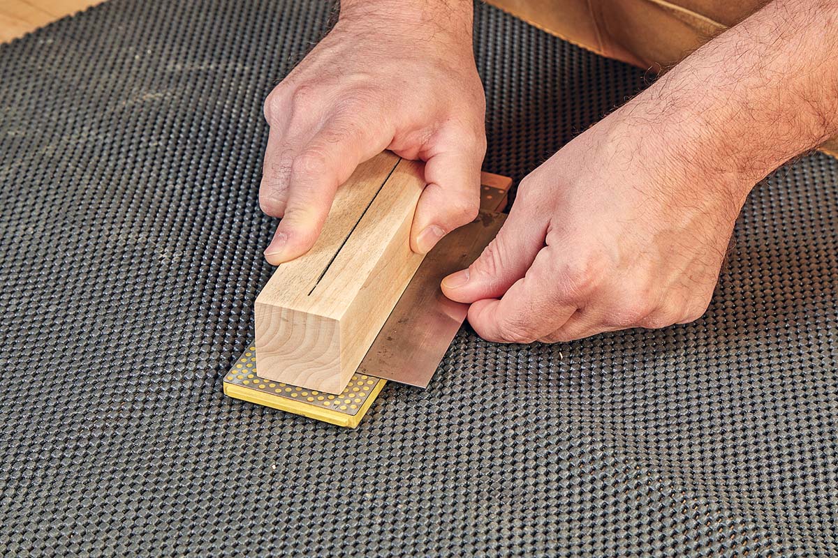 Scraper Sharpening Block
