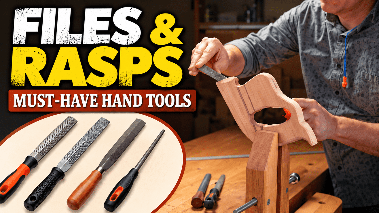 Files & Rasps for Woodworking: How to Shape Wood by Hand