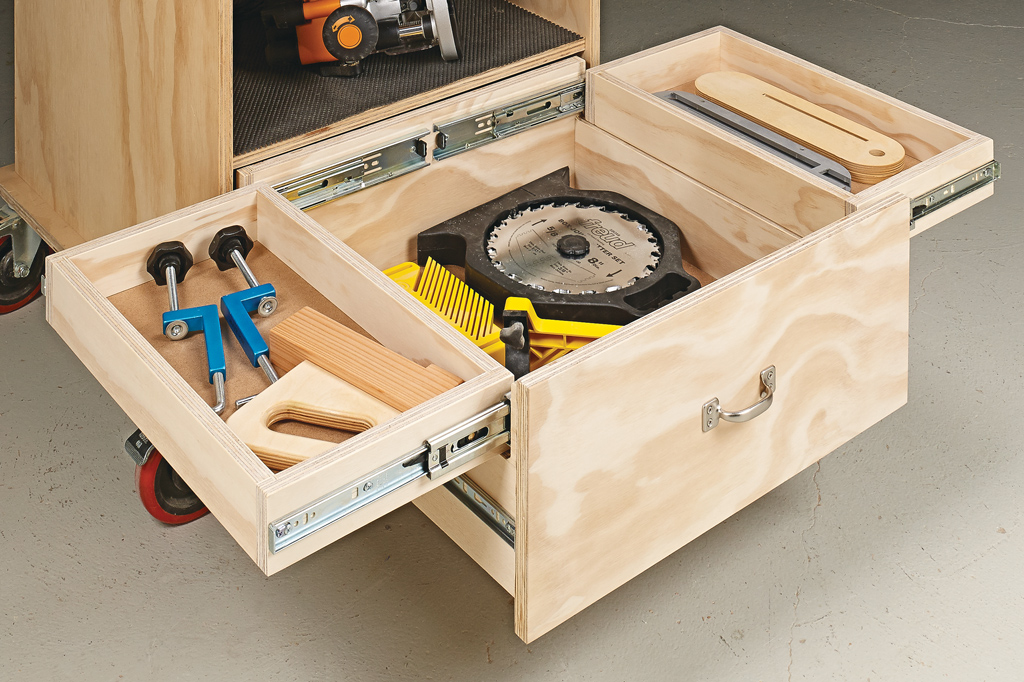 Double-Duty Shop Drawers