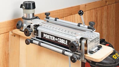 Fold-Down Dovetail Jig Station: Space-Saving Shop Storage