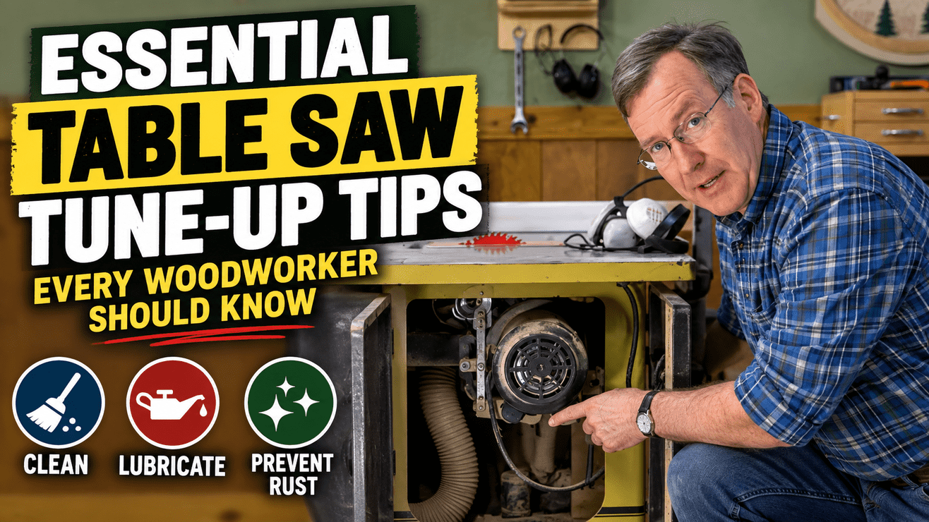 Table Saw Maintenance: Cleaning, Lubrication & Rust Removal