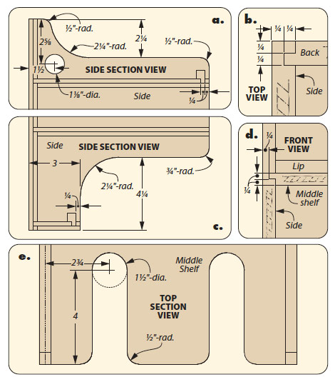 A plan showing a cordless drill charging station.