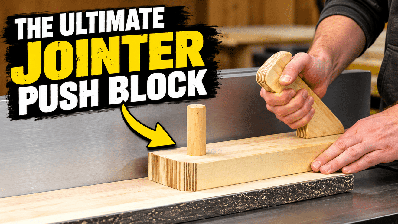 DIY Jointer Push Block: Better Control & Safer Jointing
