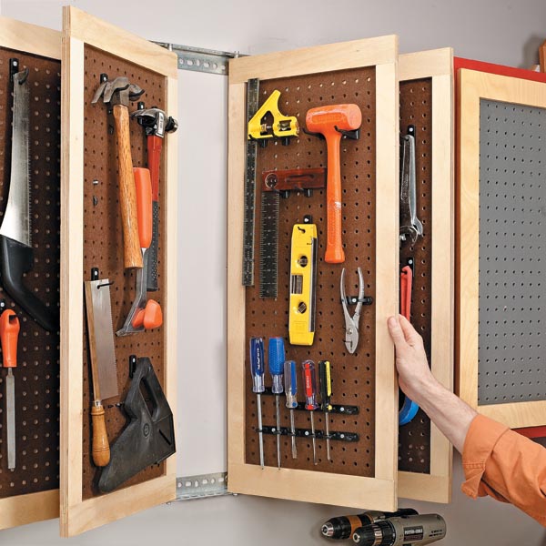 Pegboard Tool Cabinet, Woodworking Project