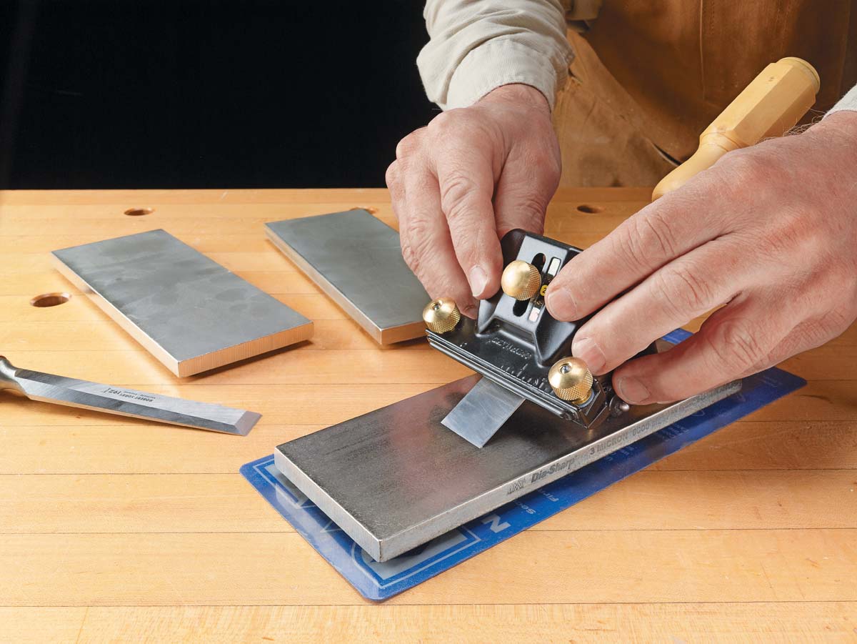 diamond card with honing guide